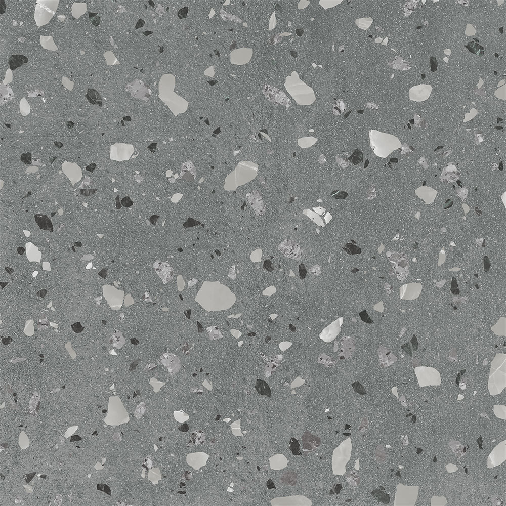 60X60 SET6.0 TERRAZZO D.GREY R10A 7R